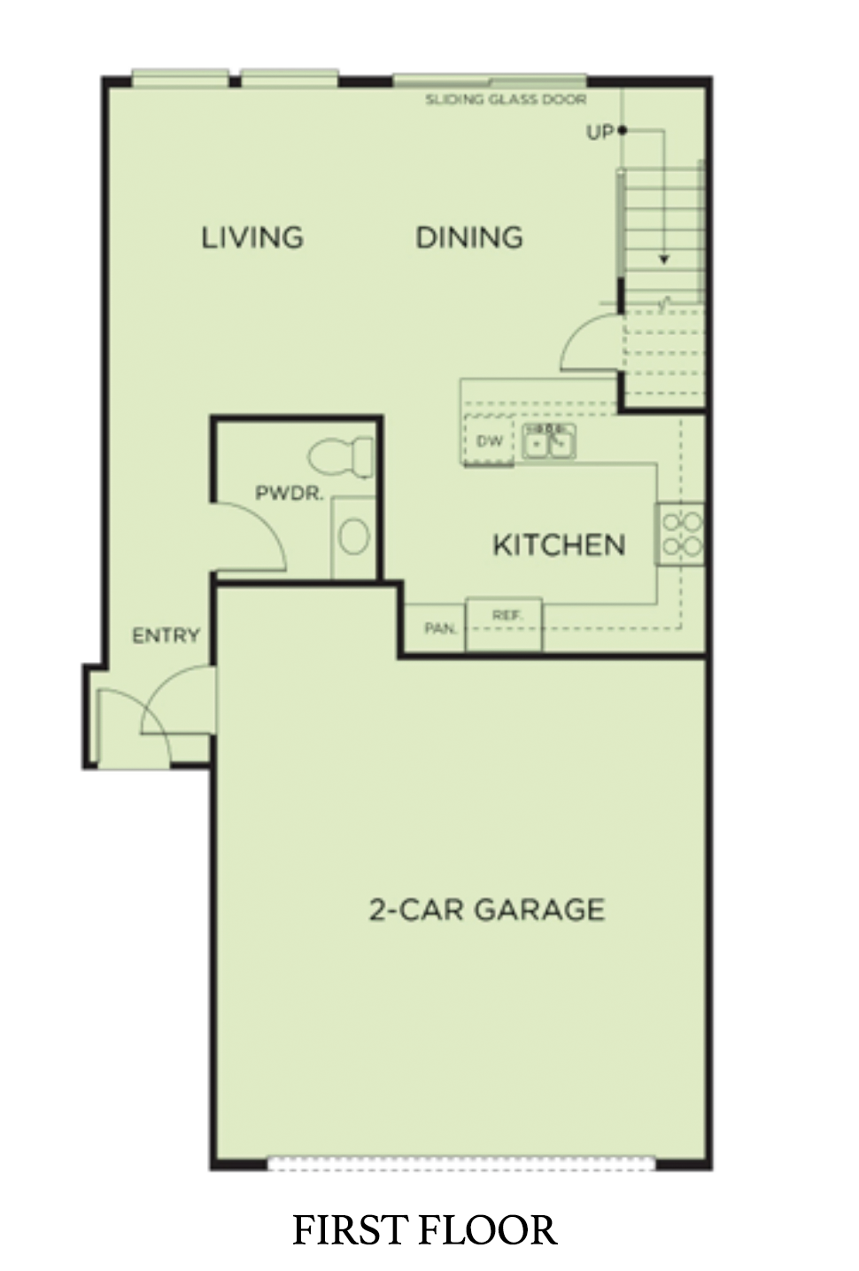 Residence 1 Floorplan — 1,610 sq ft